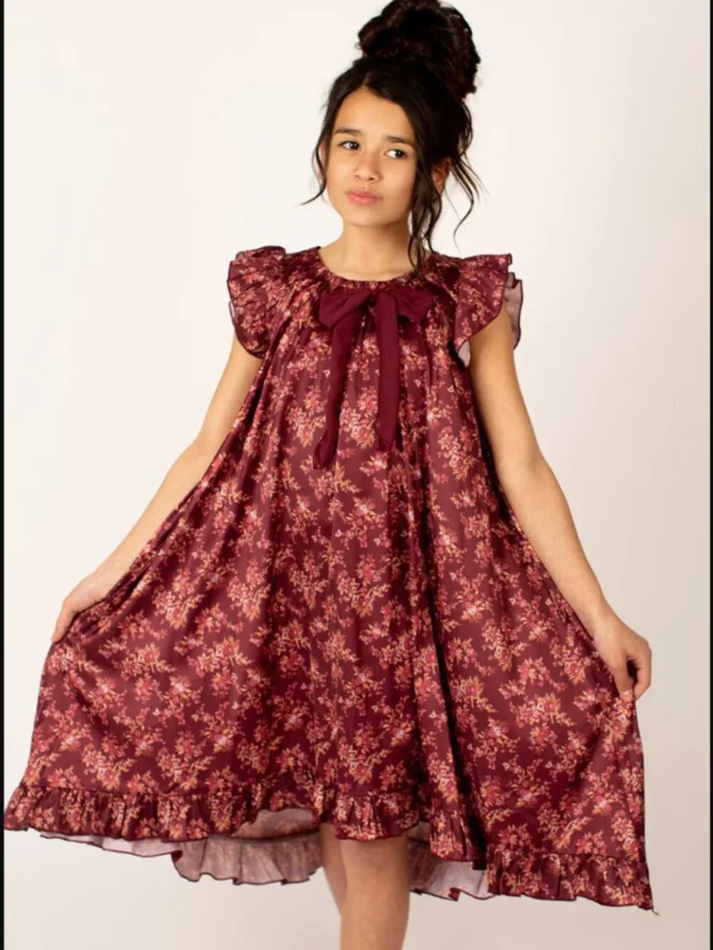 NWT Joyfolie/Mia Joy Blossom Nightgown in Ruby Floral